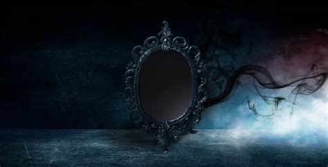 Dark enchantress magical mirror